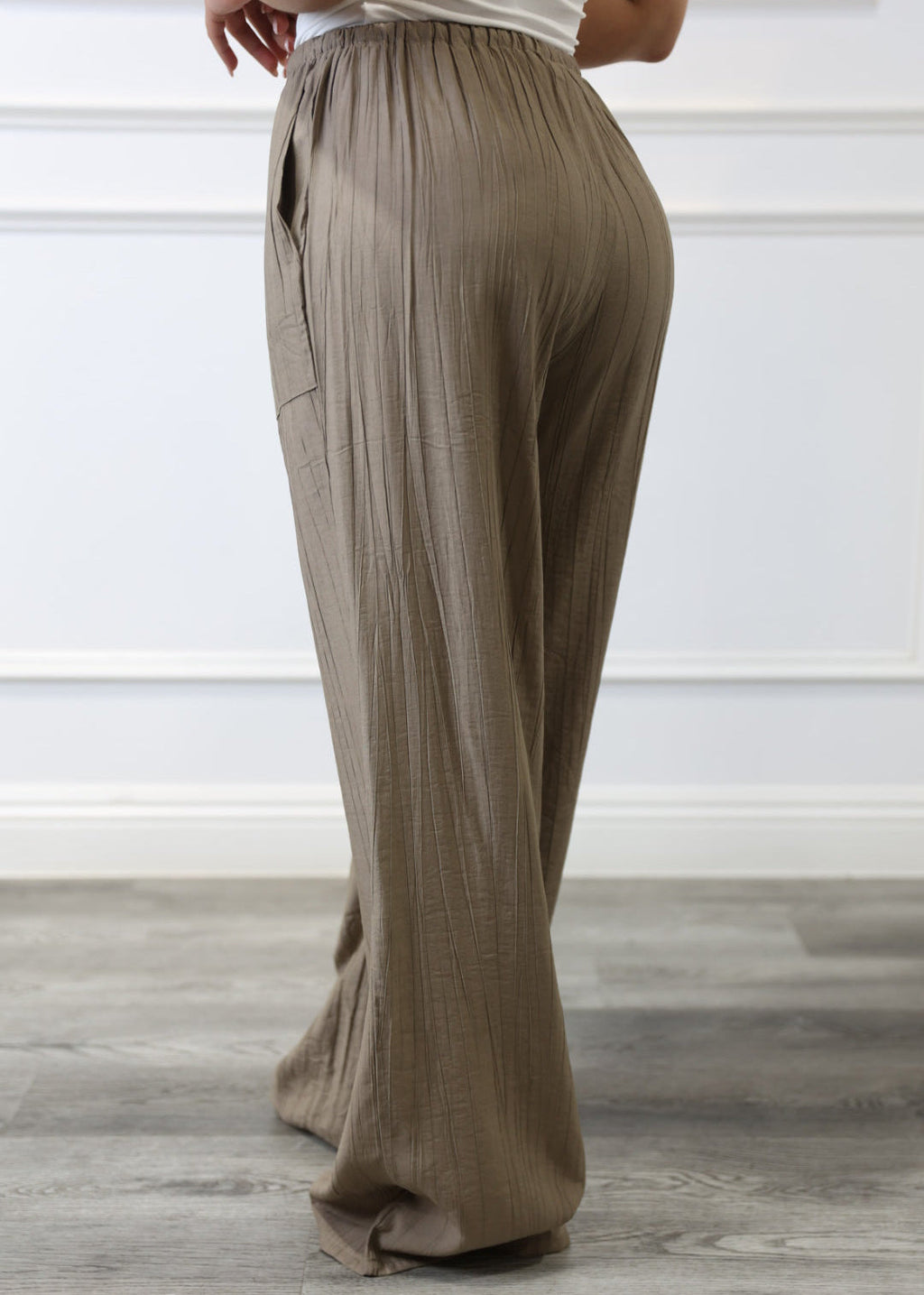 Danny - Light Brown Oversized Adjustable Waist Pants