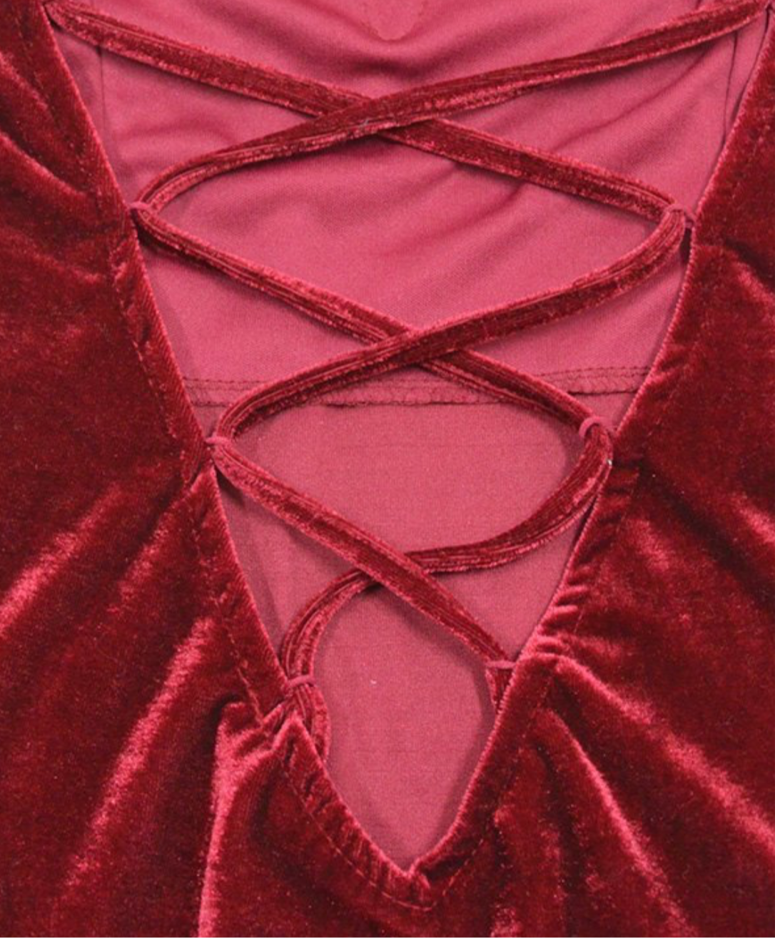 ANTONELLA VELVET BODYSUIT