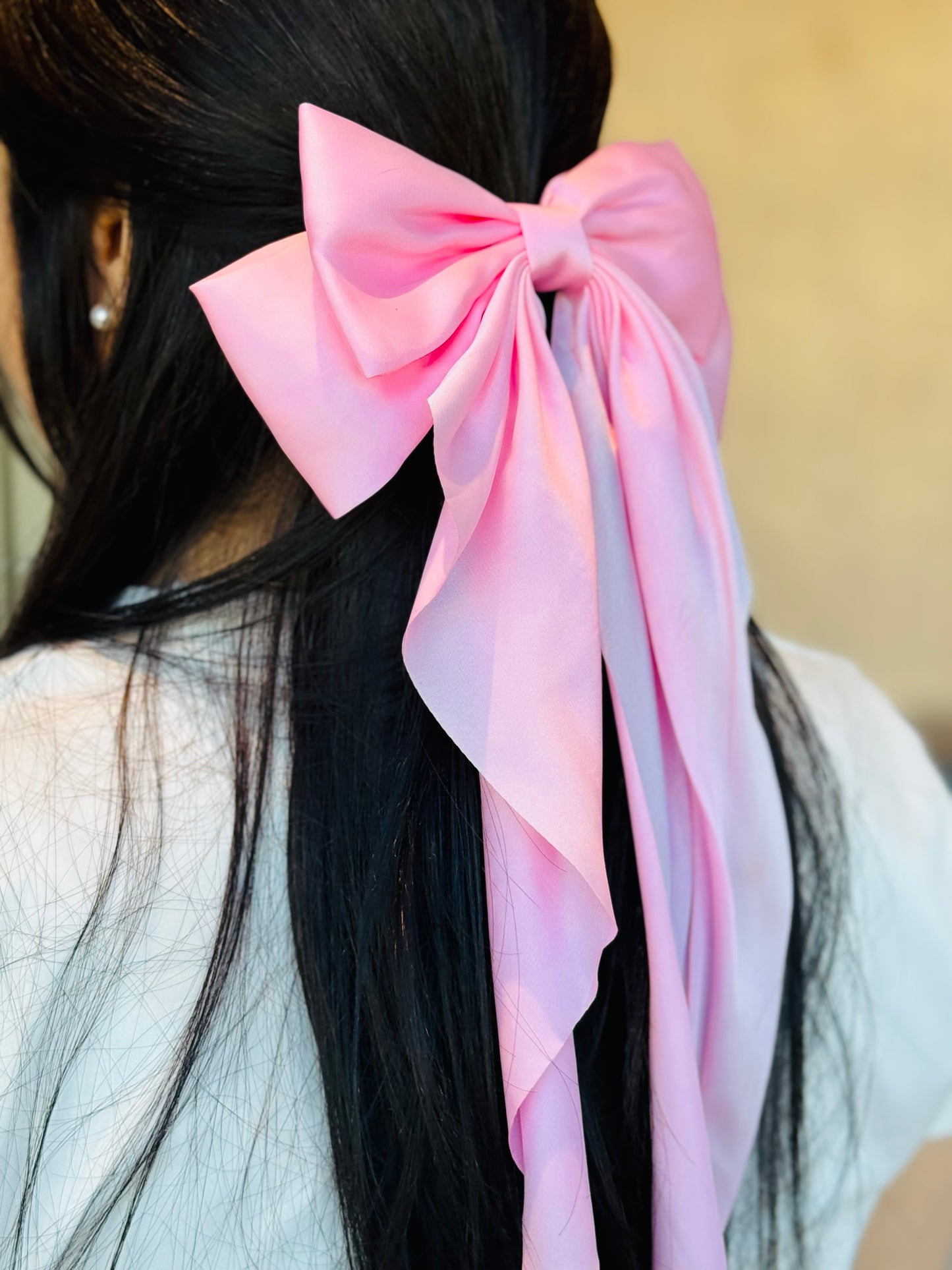 Coquette Large Satin Bow