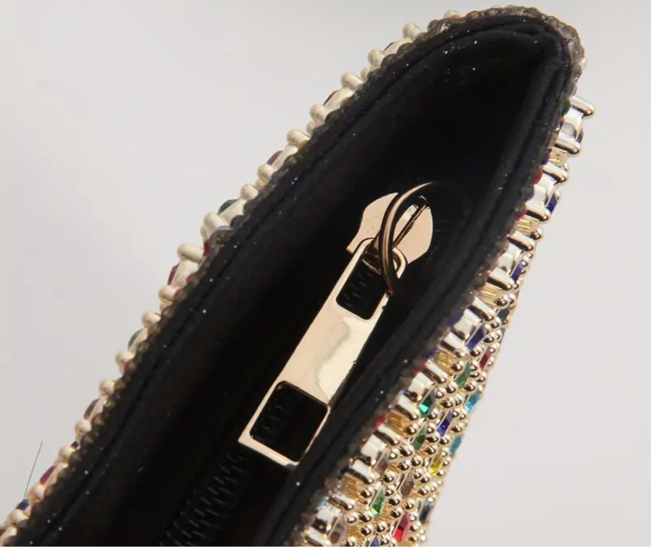 BOW RHINESTONES CLUTCH