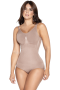 Ana Mocha 141 Seamless Panty Bodysuit With Bra