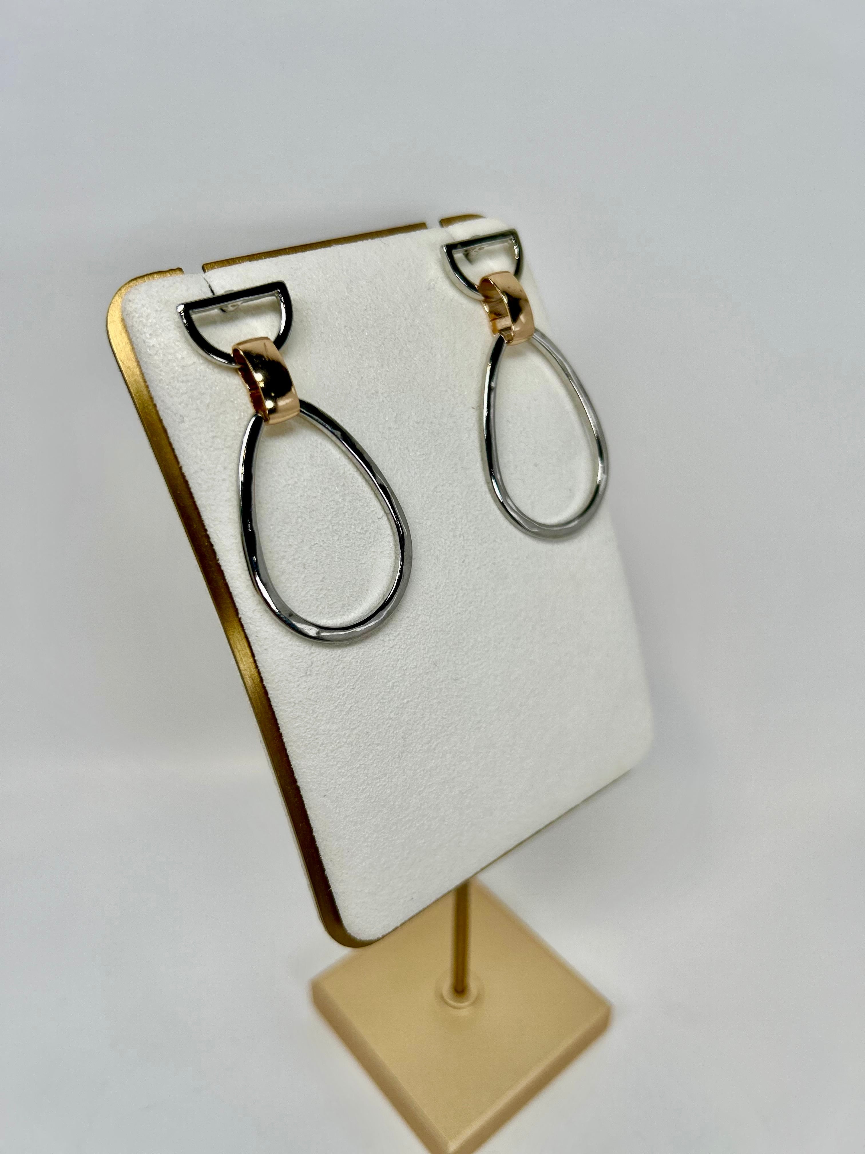 Avril - Modern Drop Earrings