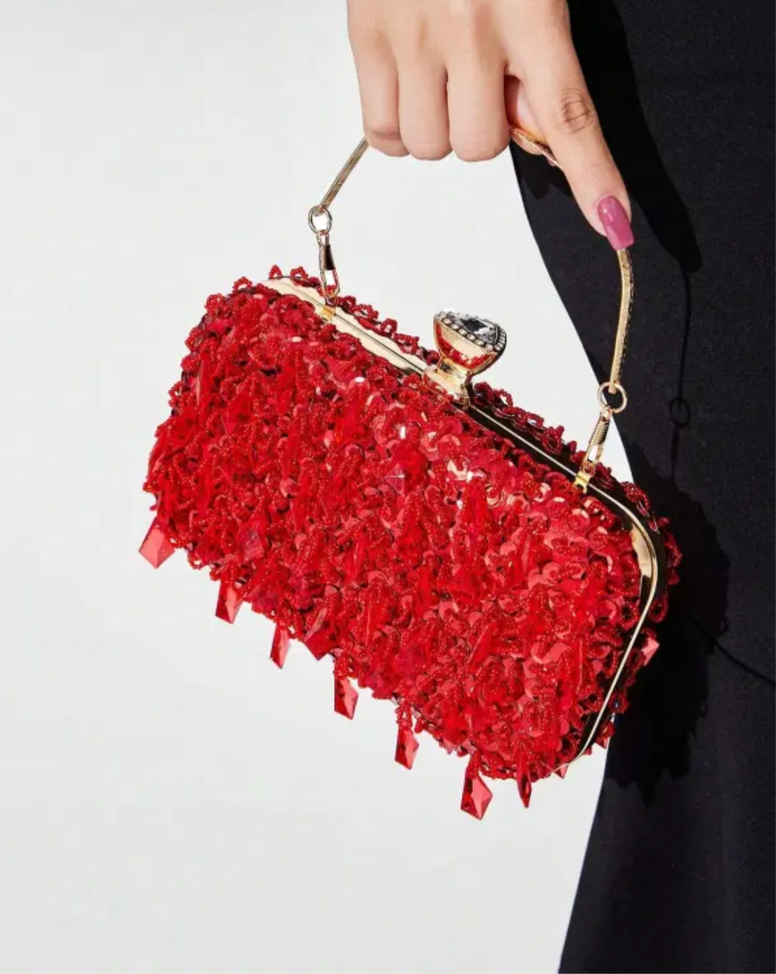 AURORA EMBELLISHED CLUTCH