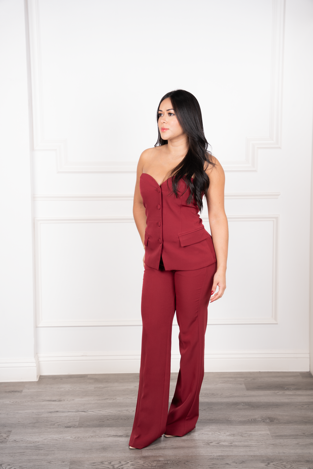 Ariana - Red Two-Piece Set