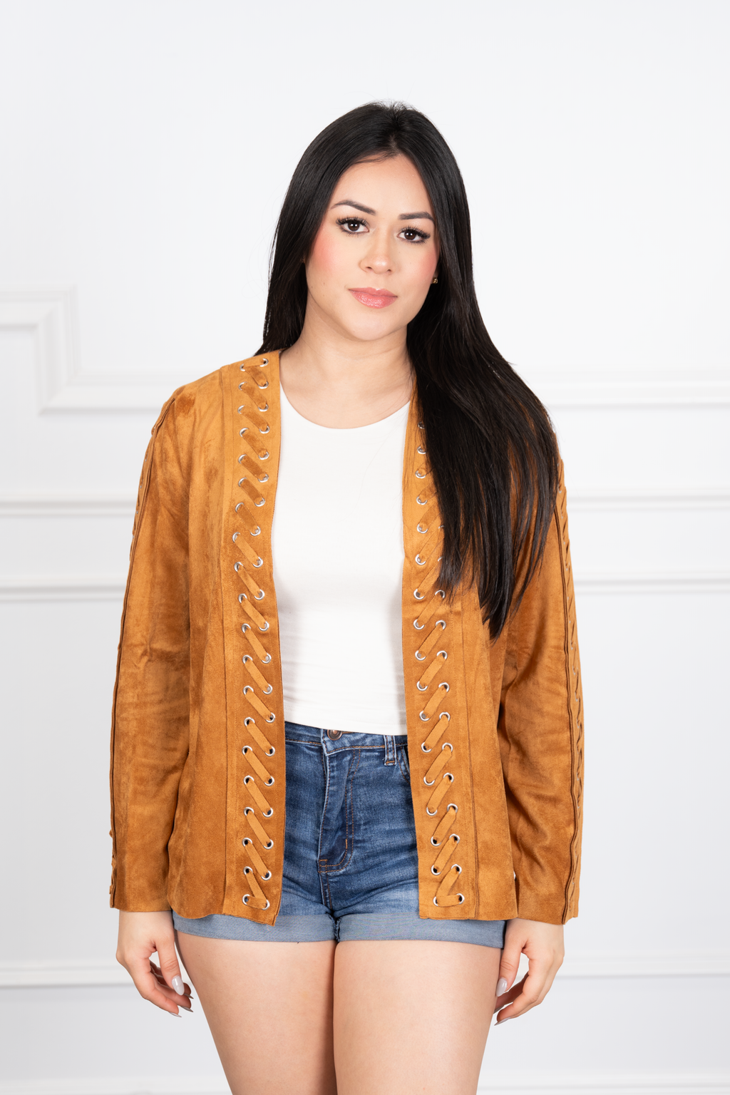 Vitali - Camel Western Velvet Jacket