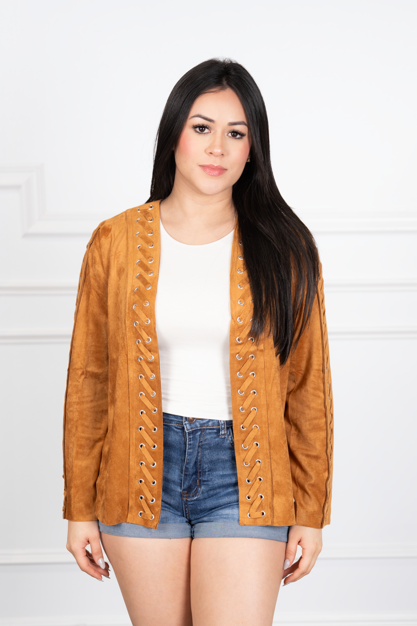 Vitali - Camel Western Velvet Jacket