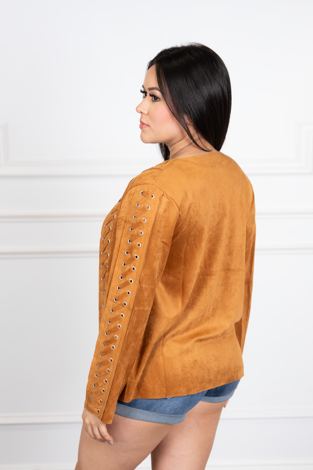 Vitali - Camel Western Velvet Jacket