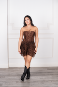 Vivienne - Strapless Corset Mini Dress