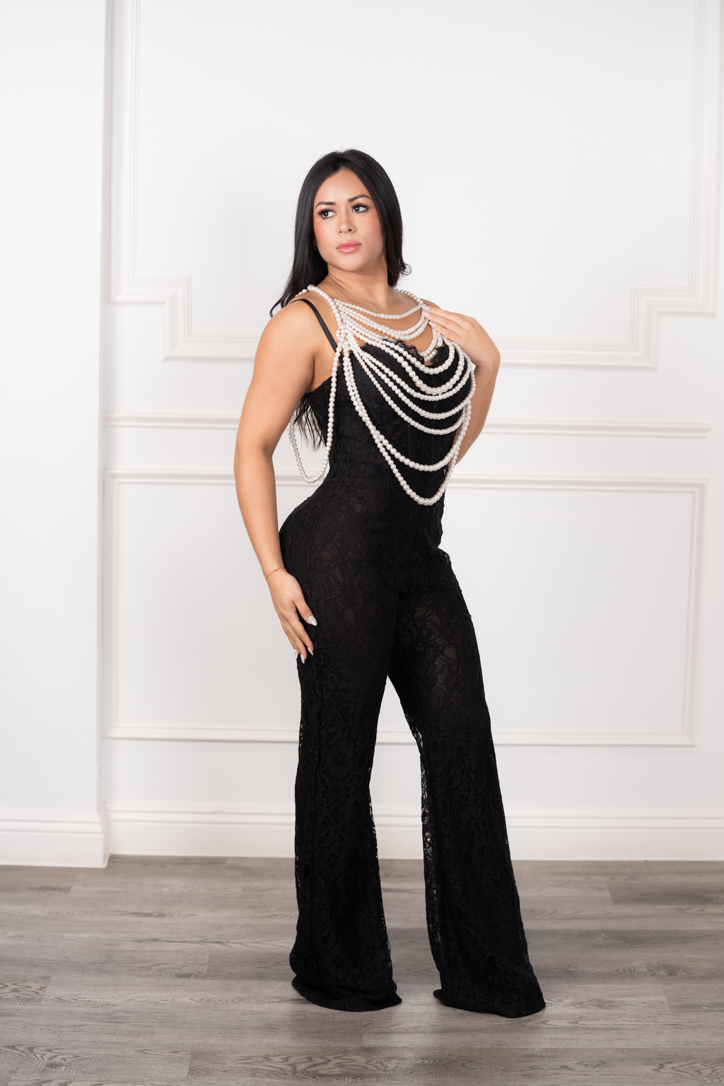 Dafne - Pearl Bodychain