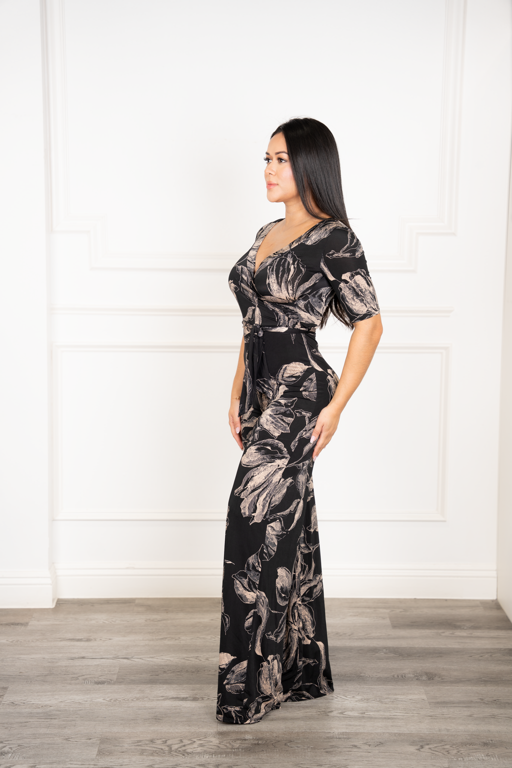 Alessia - Floral Wide-Leg Jumpsuit