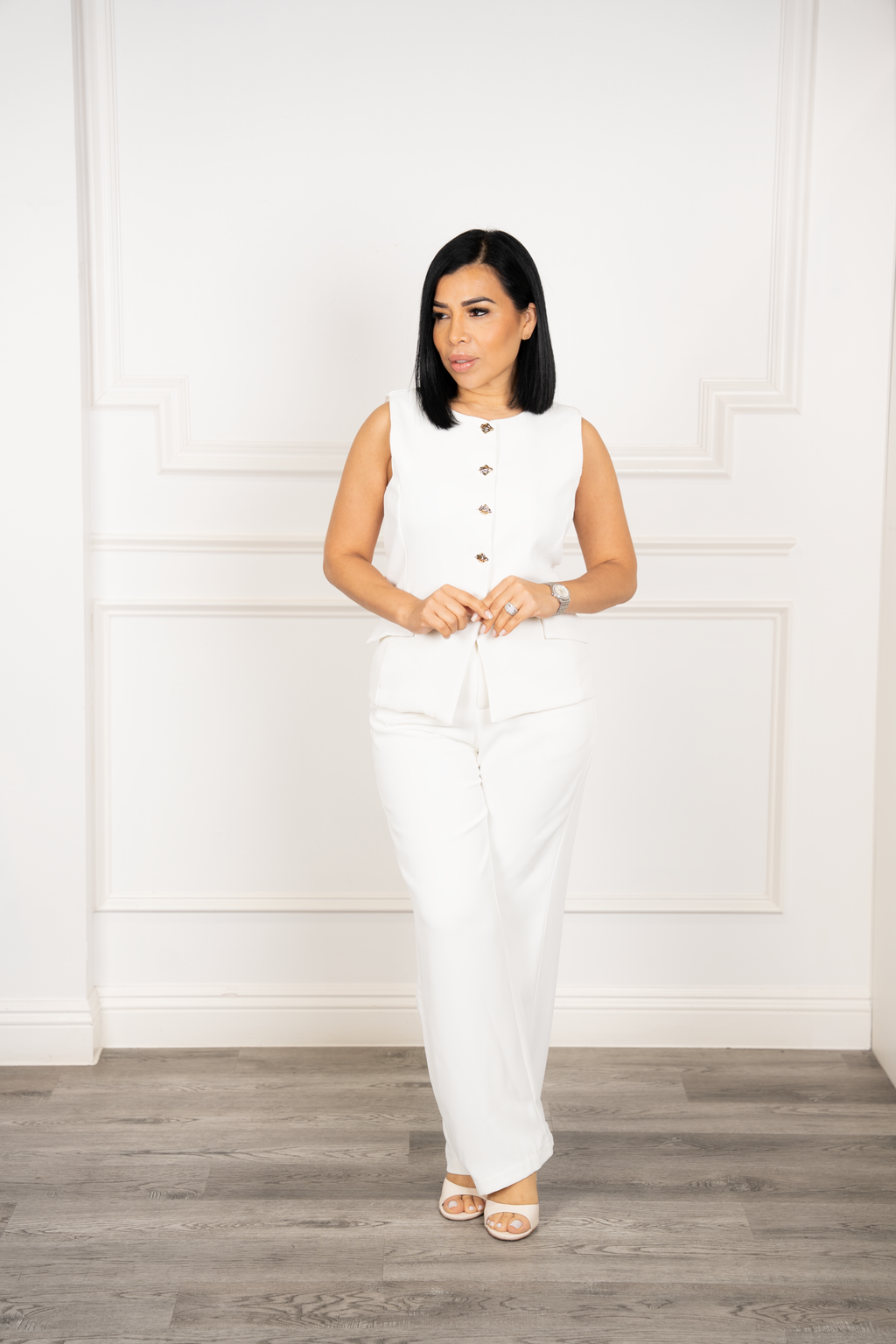 Roxana - White Two-Piece Set