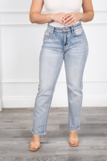 Thiana - Washed Skinny Fit Denim Jeans
