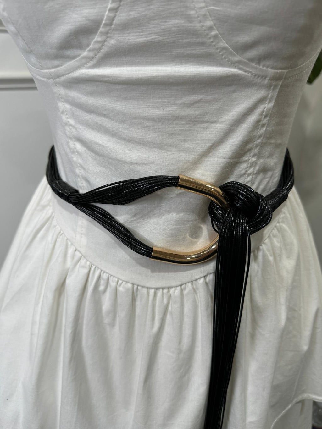 Abbie - Black Knot Belt