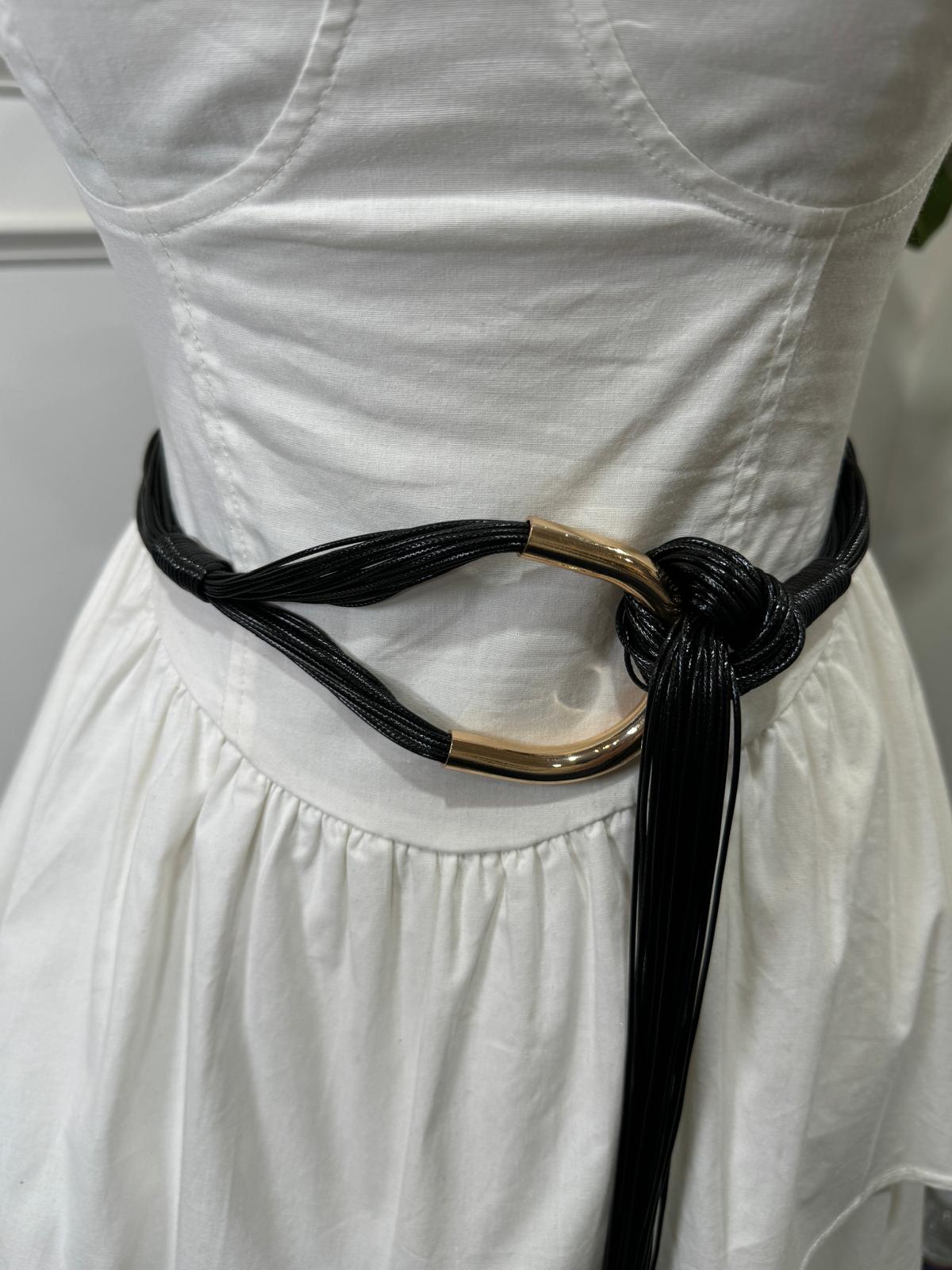 Abbie - Black Knot Belt