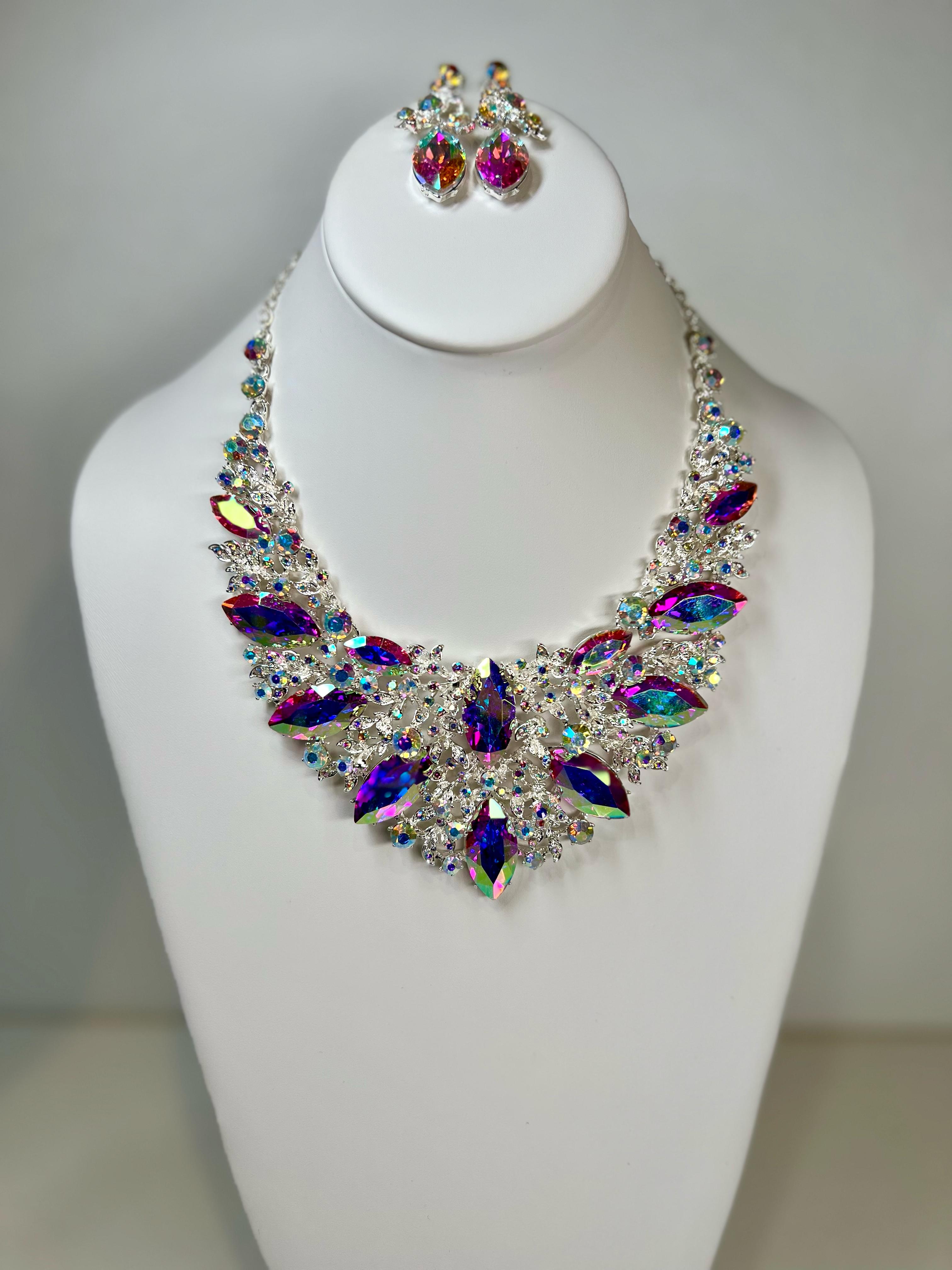 Tara - Iridescent Crystal Set