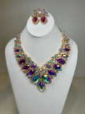 Maren - Iridescent Crystal Jewelry Set