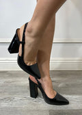 Renata - Black Block Heels