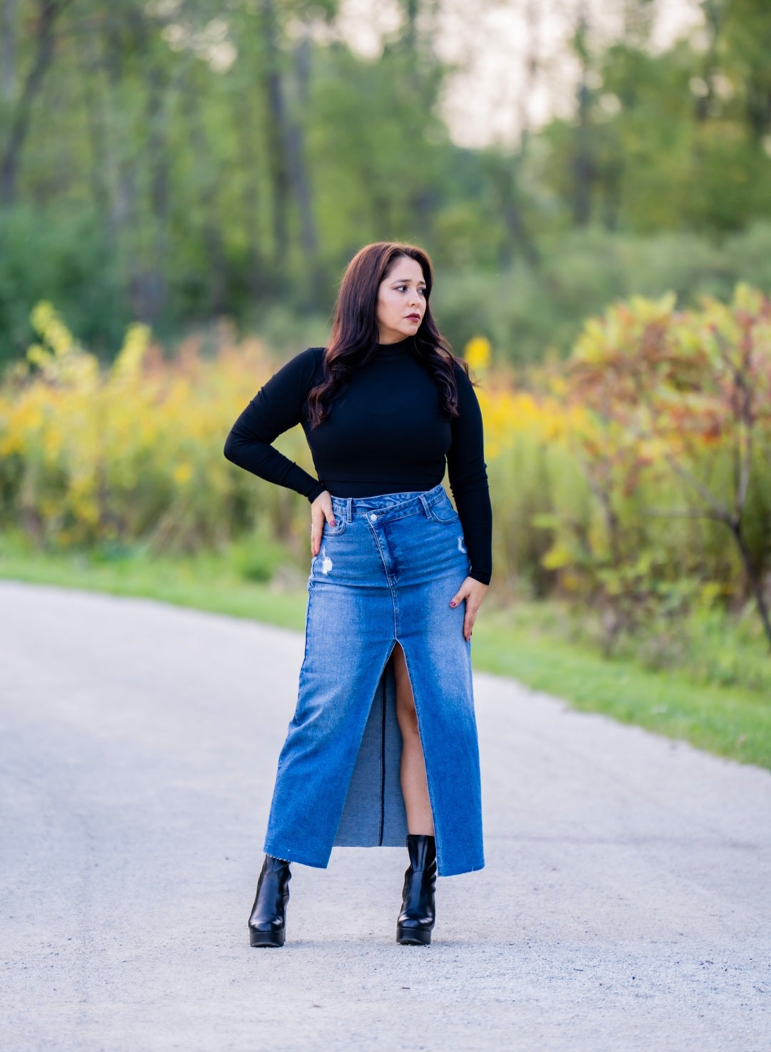 Giuliana Denim Skirt