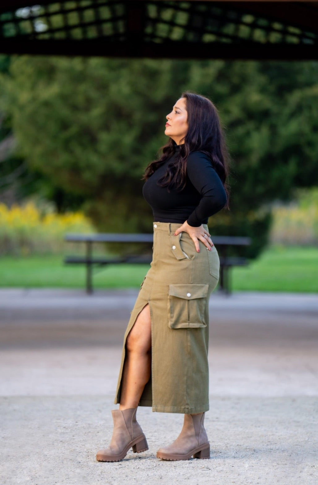 Jennifer Cargo Skirt