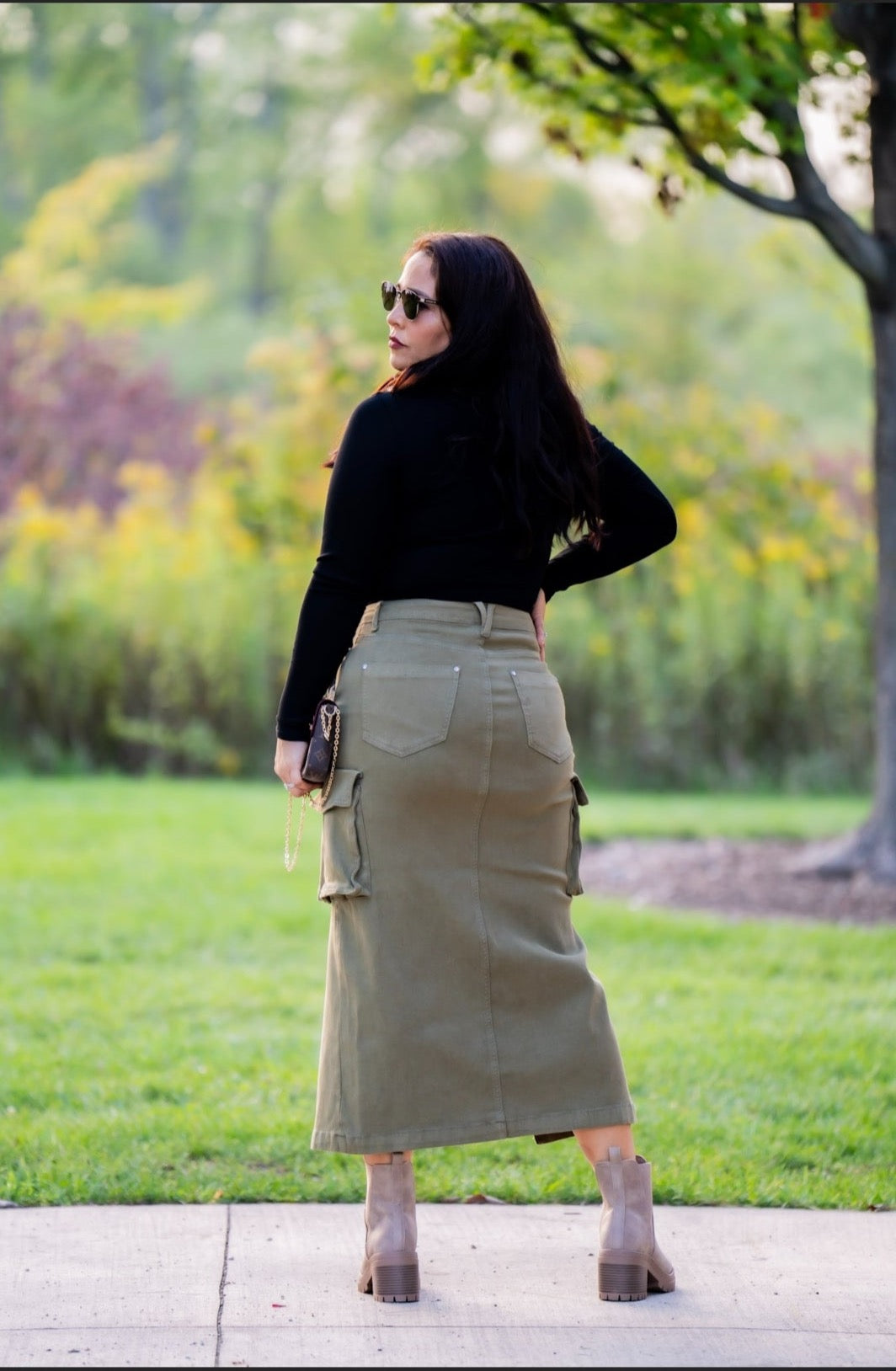 Jennifer Cargo Skirt