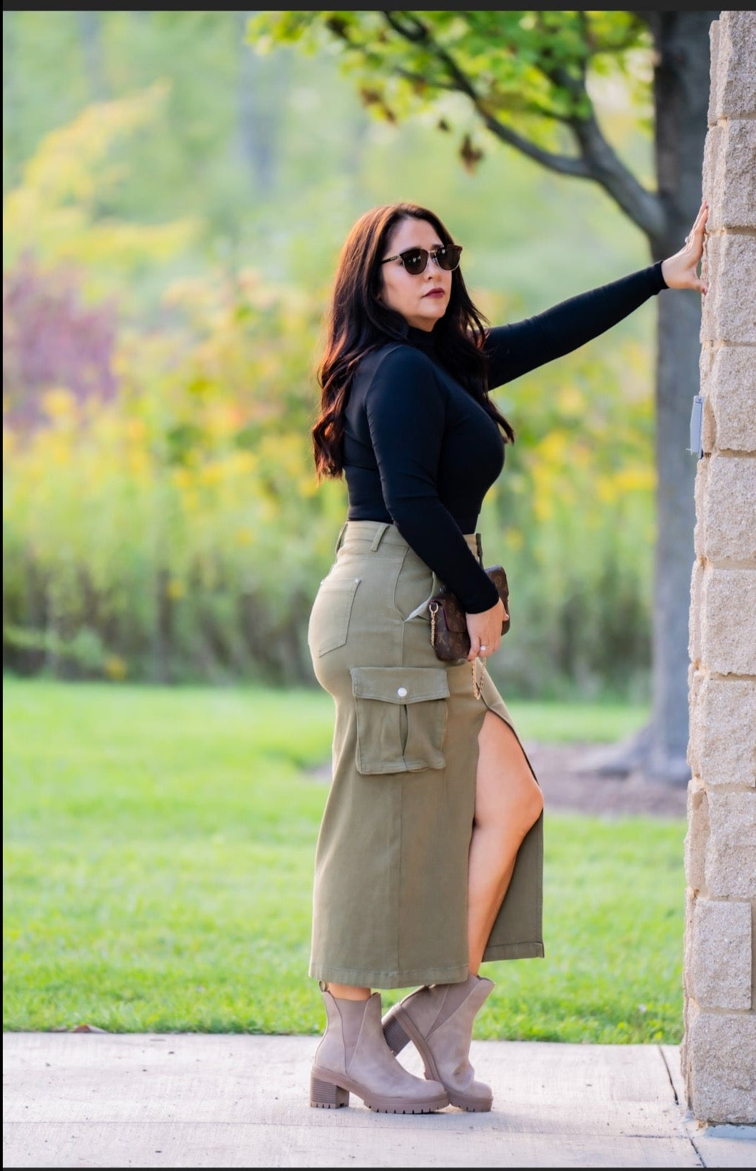 Jennifer Cargo Skirt