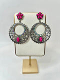 Adriana - Pink Star Earrings