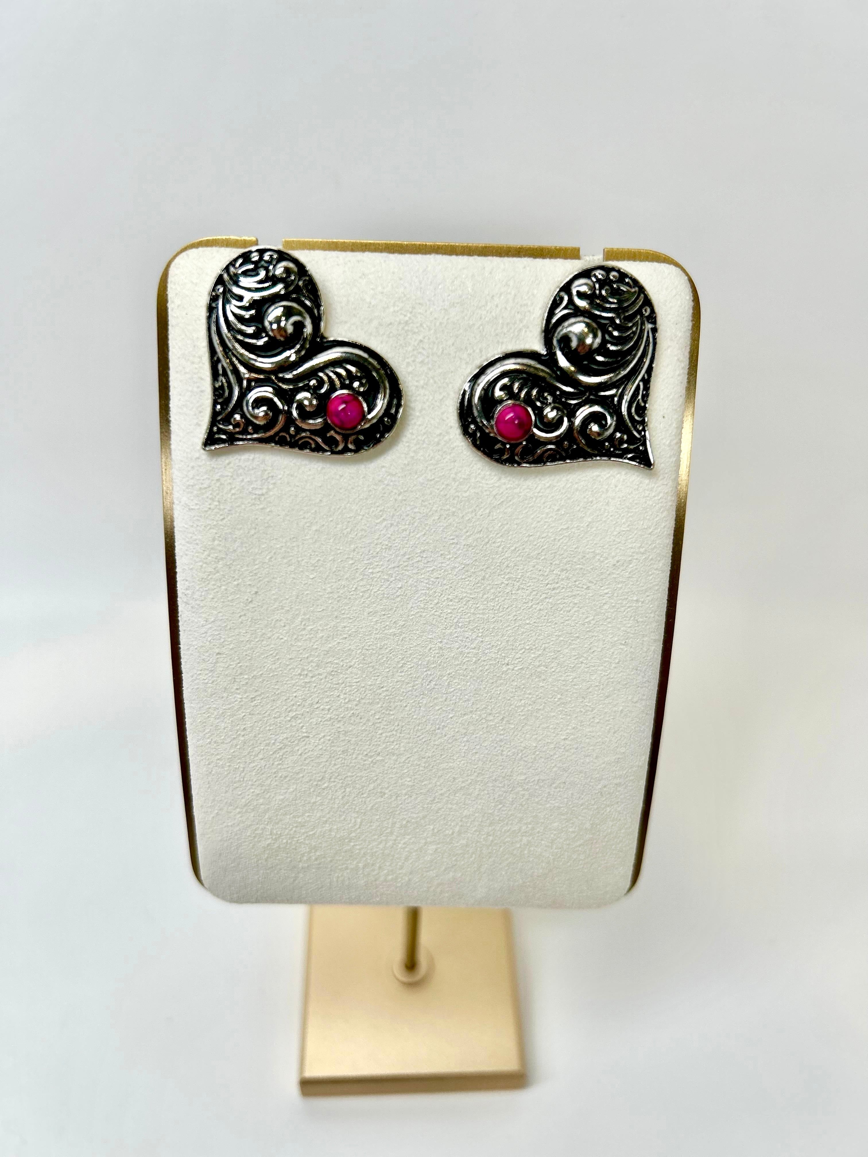 Gibe - Heart Swirl Earrings