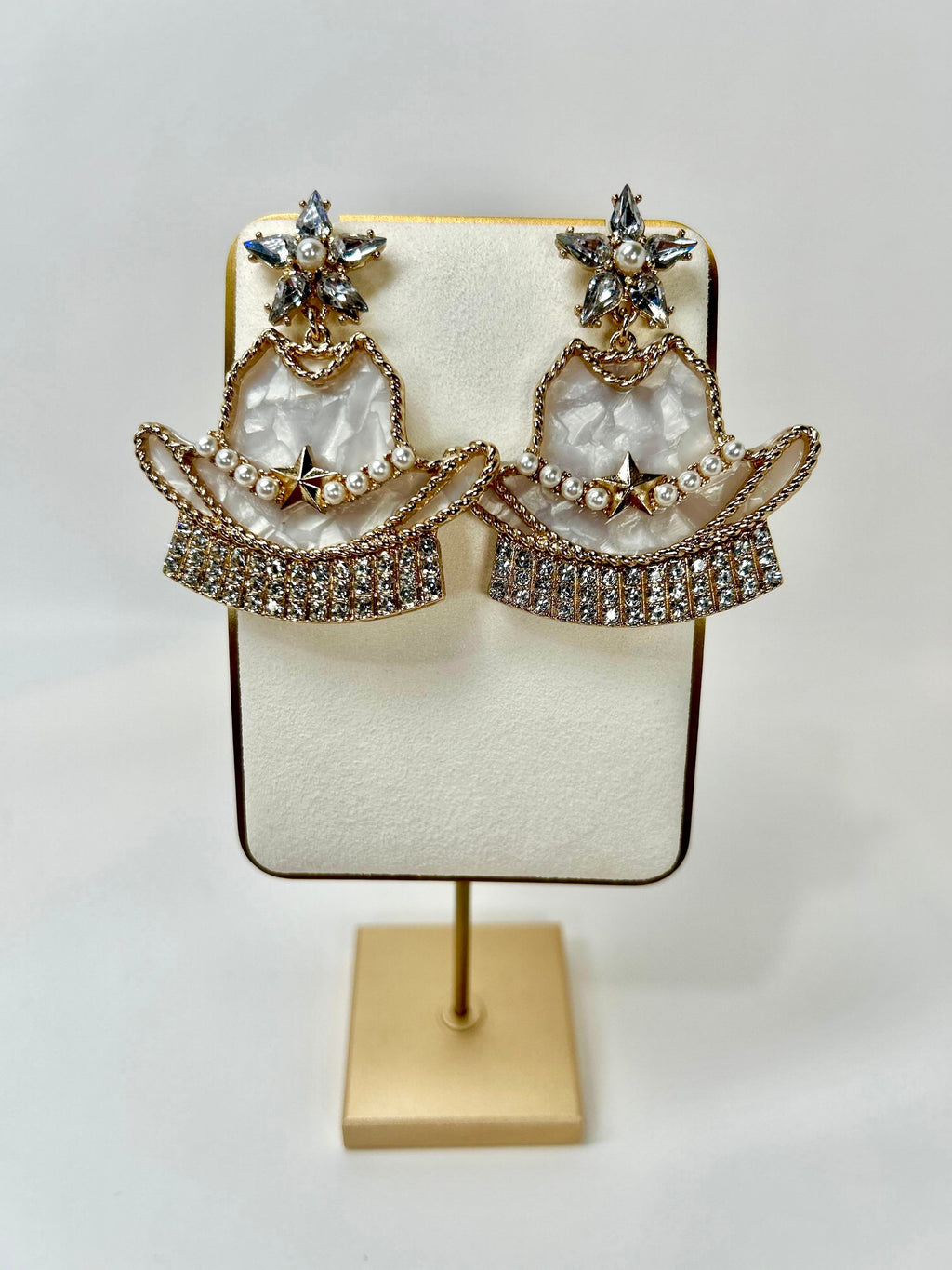 Anna - Star-Cowgirl Hat Earrings